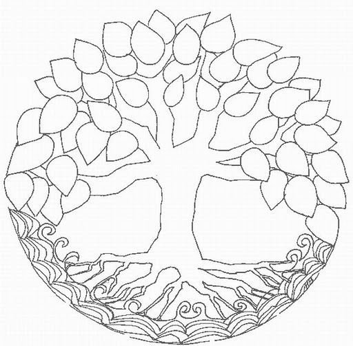 512x503 Coloring Pages Tree Of Life