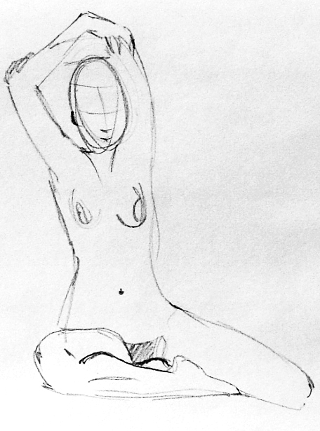 456x615 Figure Drawing By Allison Carmichael