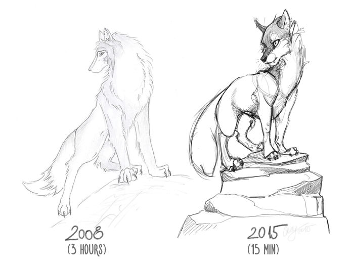 700x520 15 Before Amp After Drawings Show Artist's Progress