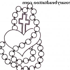 300x300 Fancy Cross Rosary Name Tattoo On Arm Thecolorbars