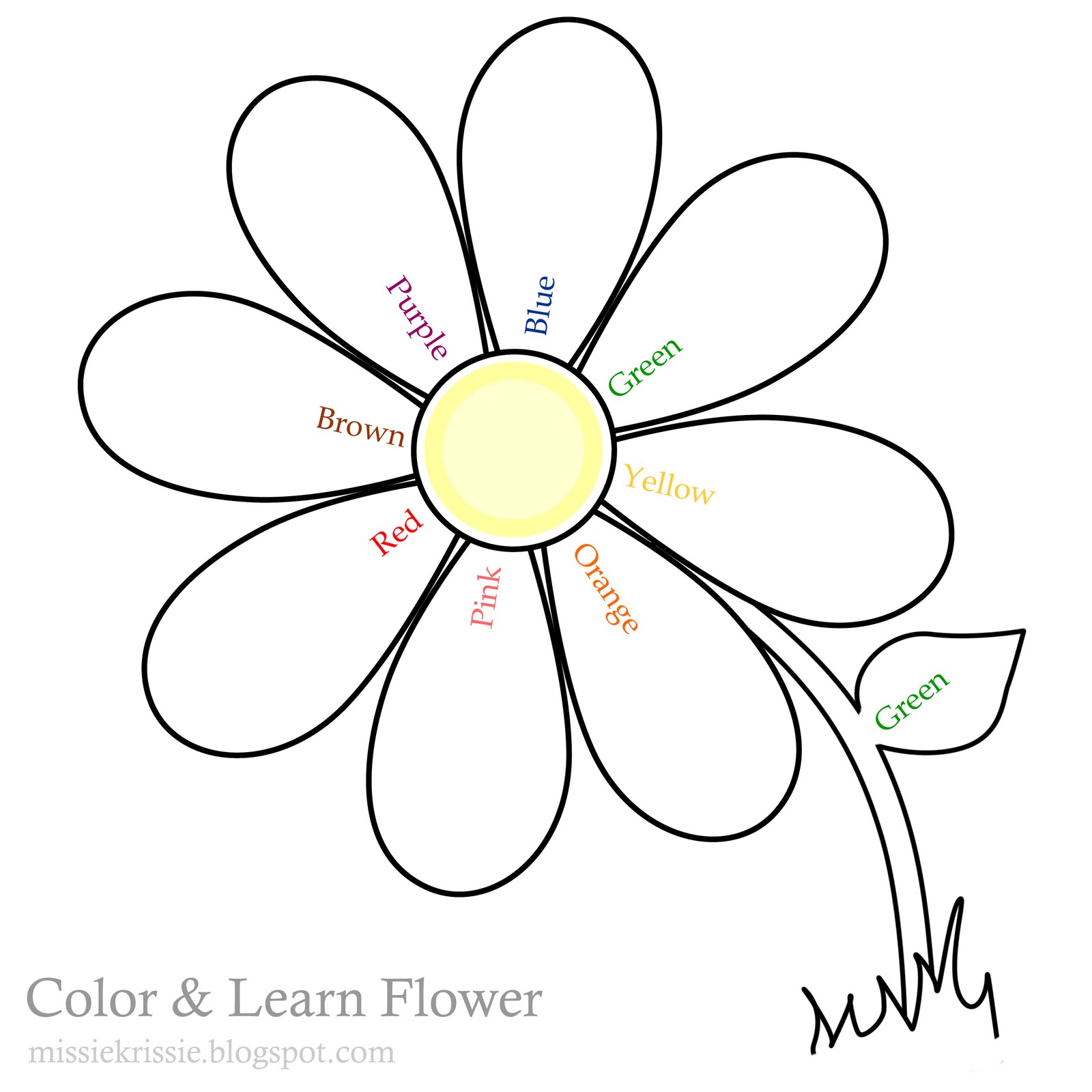 1600x1600 Coloring Page Flowers To Color Pictures Of Print Fancy Flower 77