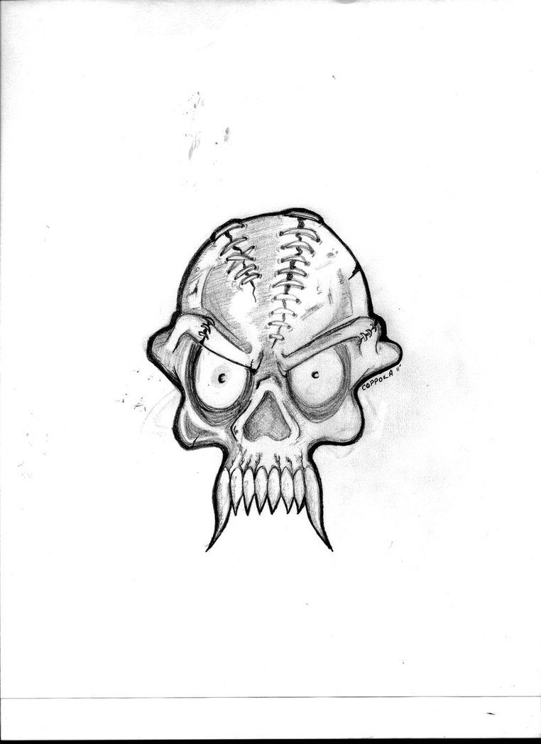 762x1047 Skull With Fangs By Tribal Clown