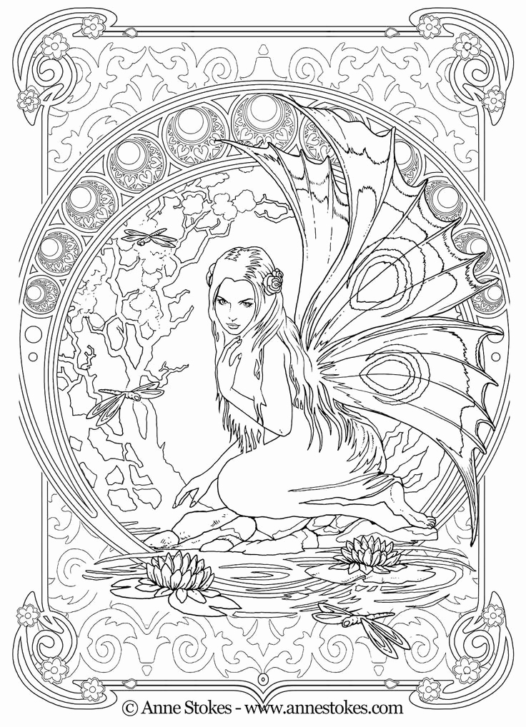 736x1018 809 Best Fantasy Coloring Pages For Adults Images