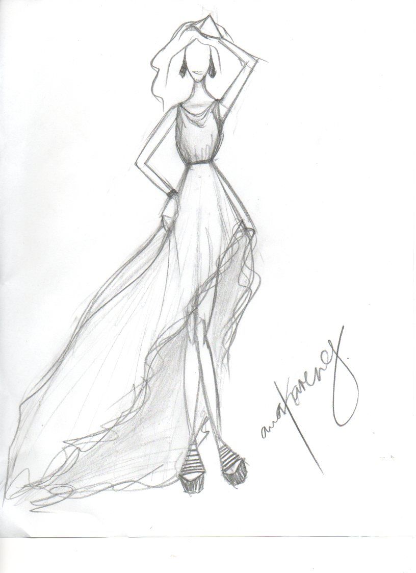 816x1123 How To Sketch Clothes This Is A Sketch After Doing The Basic