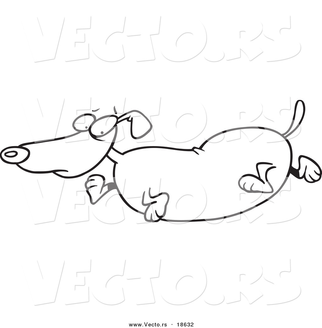 1024x1044 Fat Weiner Dog Clipart