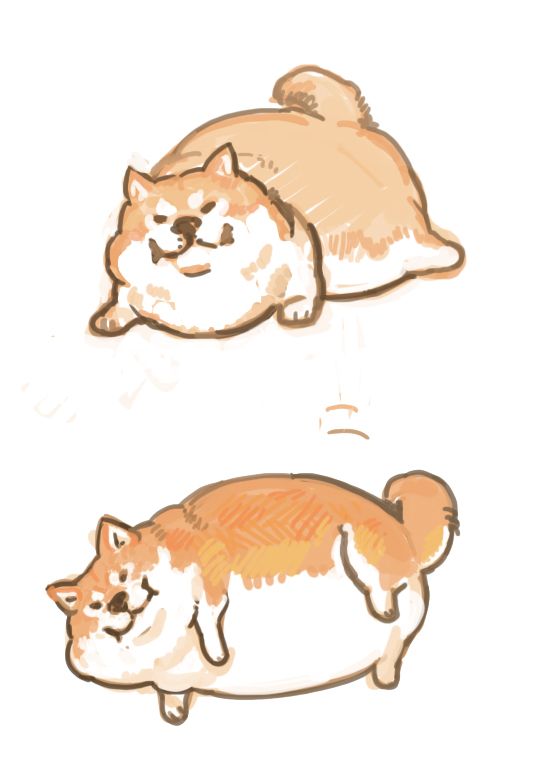 540x765 Collection Of Fat Dog Drawing High Quality, Free Cliparts