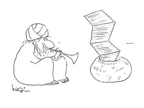 473x355 Indian Snake Charmer's Playing Causes Fax Paper To Rise Up In