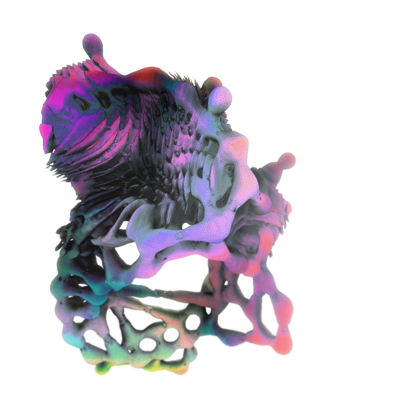 1280x1280 Feedback Drawing Echoechonoisenoise