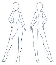 236x273 Female Body Template By ~faithtale On Drawings