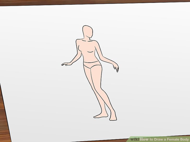 728x546 2 Clear And Easy Ways To Draw A Female Body