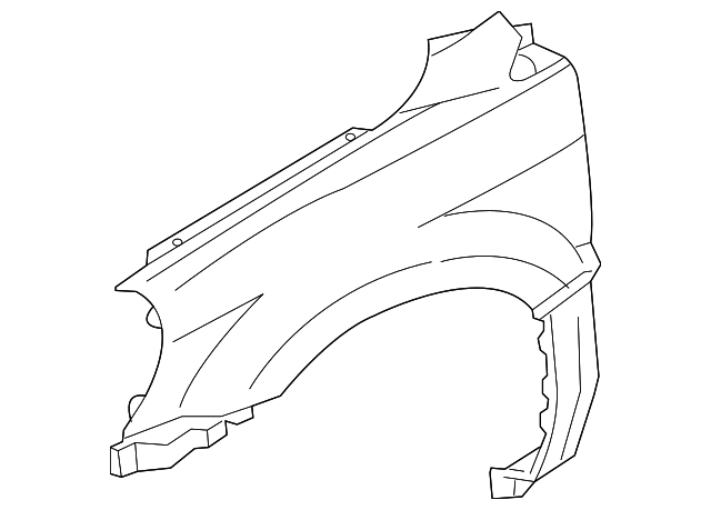 640x459 Panel, L Front Fender (Dot)