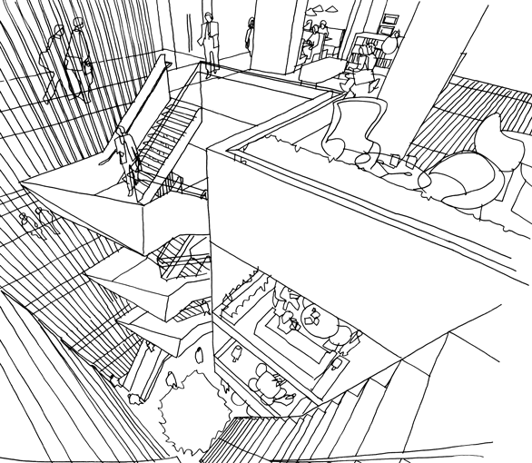 586x510 Deloitte Montreal Workplace By Arney Fender Katsalidis Design