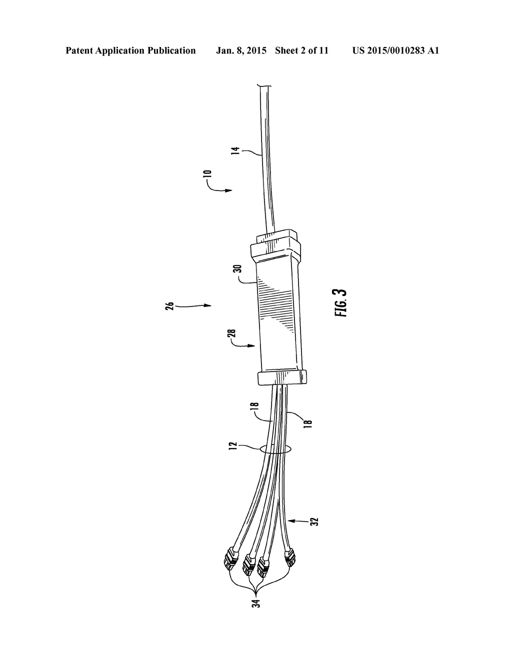 1024x1320 Multi Fiber, Fiber Optic Cable Assemblies Providing Constrained