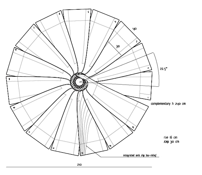 650x561 Design Concept For A Spiral Staircase Made Of Fiberglass