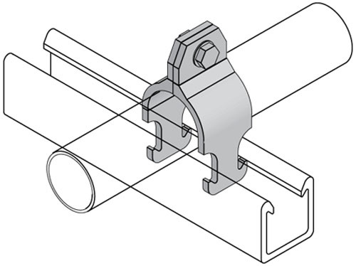 500x374 Fiberglass Clamps, Pipe Saddle Clamp