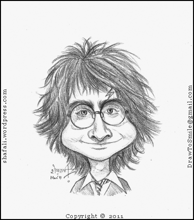 400x454 Caricaturecartoon Harry Potter The Boy Who Lived And Changed