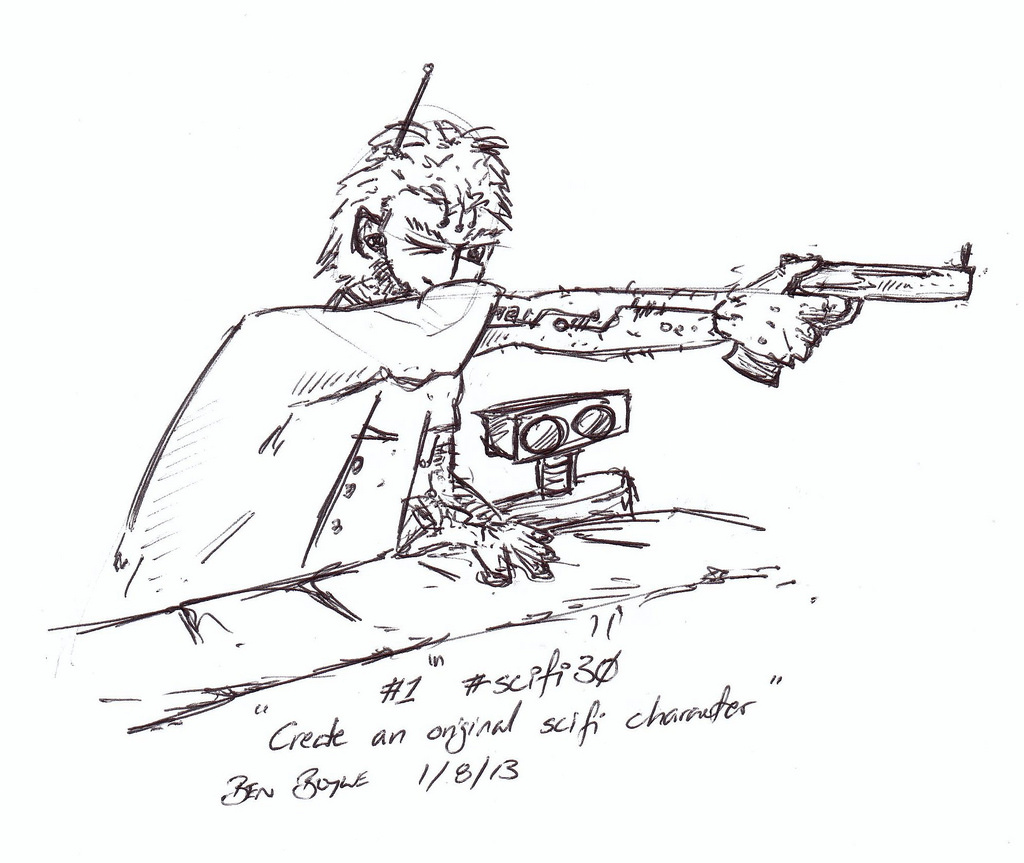 1024x863 The 30 Day Scifi Drawing Challenge