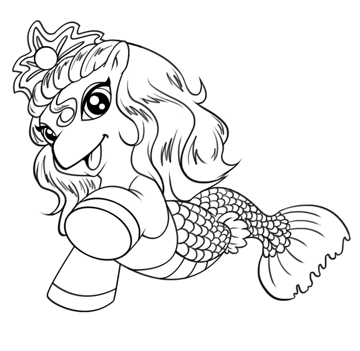 734x715 Filly Mermaid Concept By Mosuga