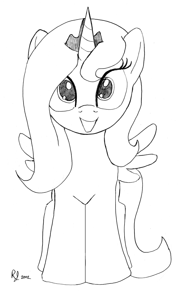 622x1000 Atg Day 5 Draw A Filly! Princess Luna By Arrjaysketch