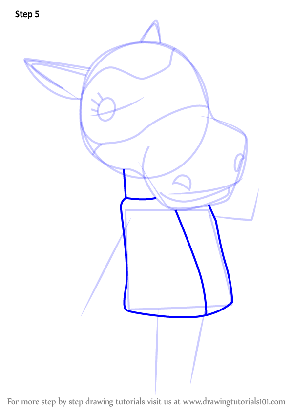 600x846 Learn How To Draw Filly From Animal Crossing (Animal Crossing