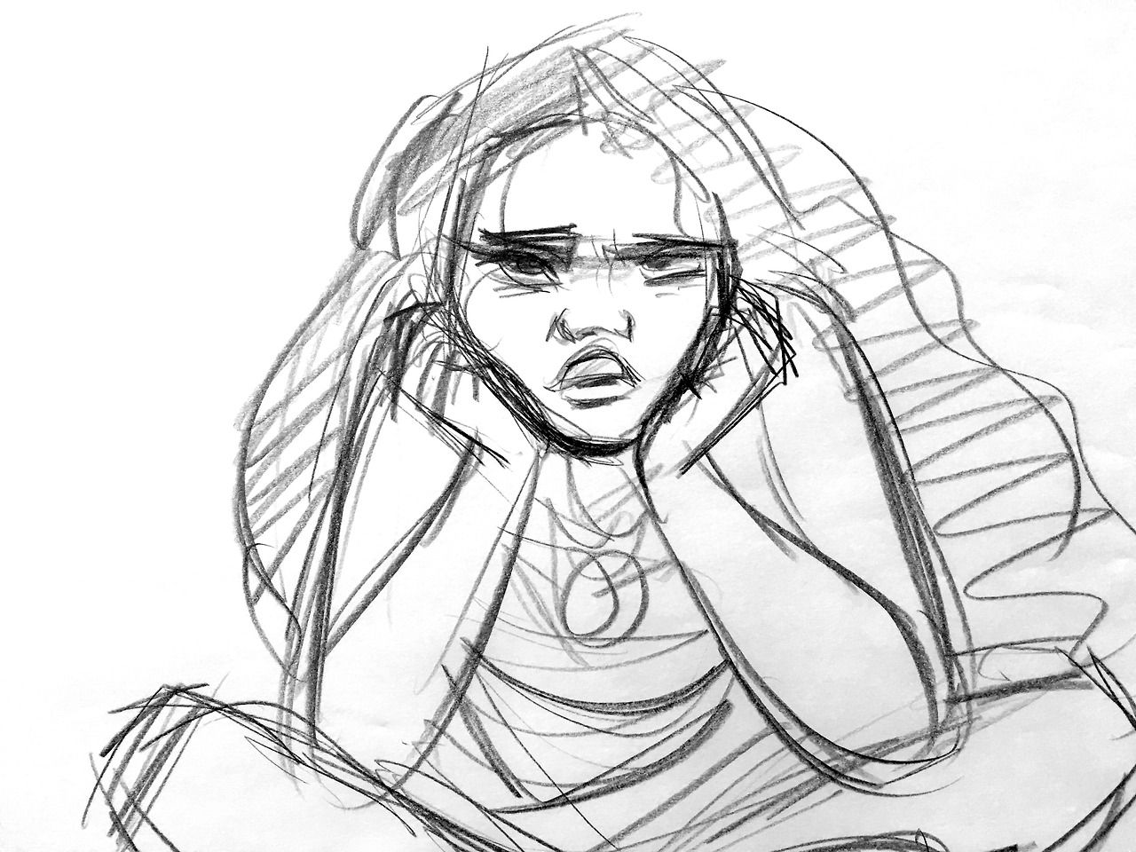 1280x960 Rough Sketch Amp Final Drawing Female Character Design, Sketches