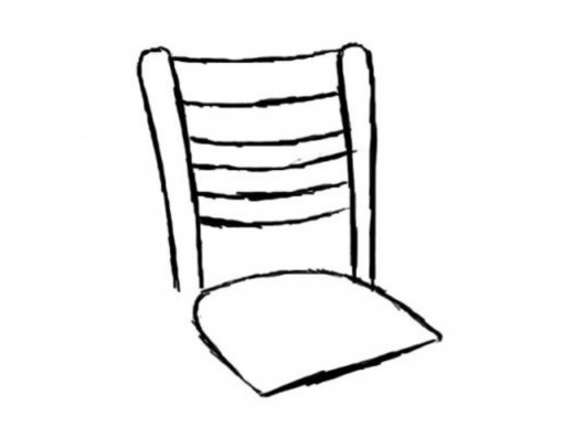 520x387 How To Draw A Chair Feltmagnet