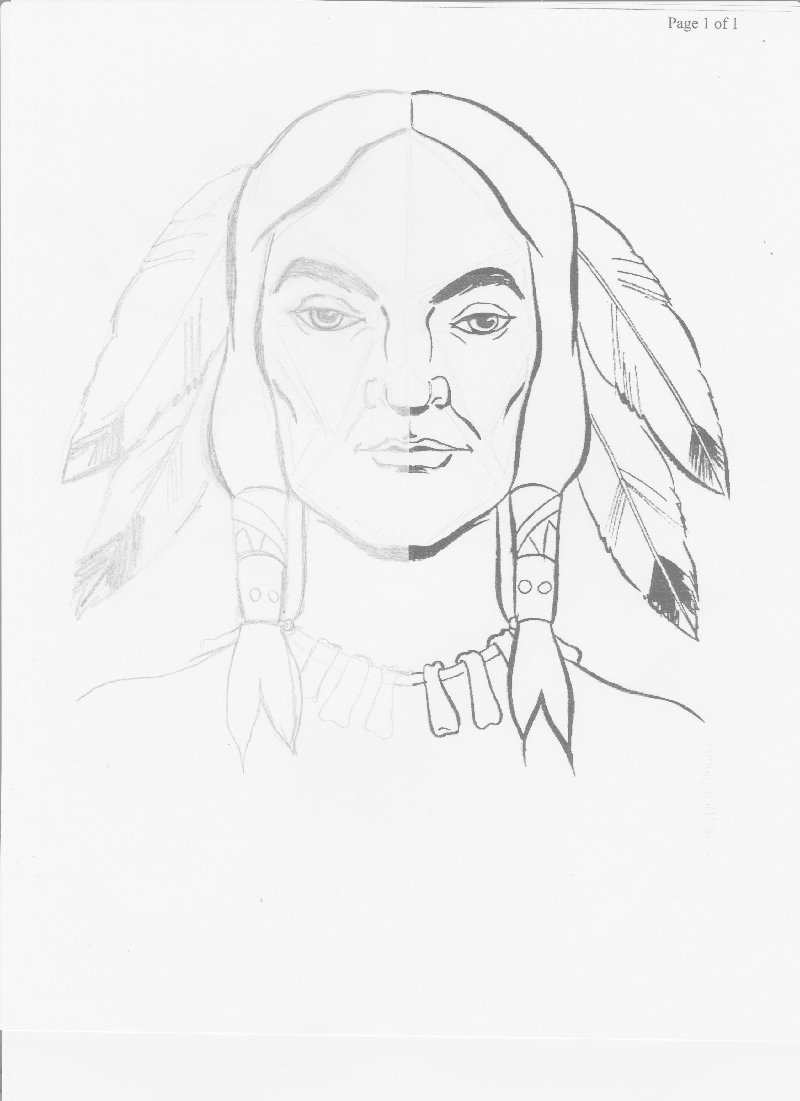 2550x3507 Mirror Image Drawing, Week 2, Classical Conversations, Native