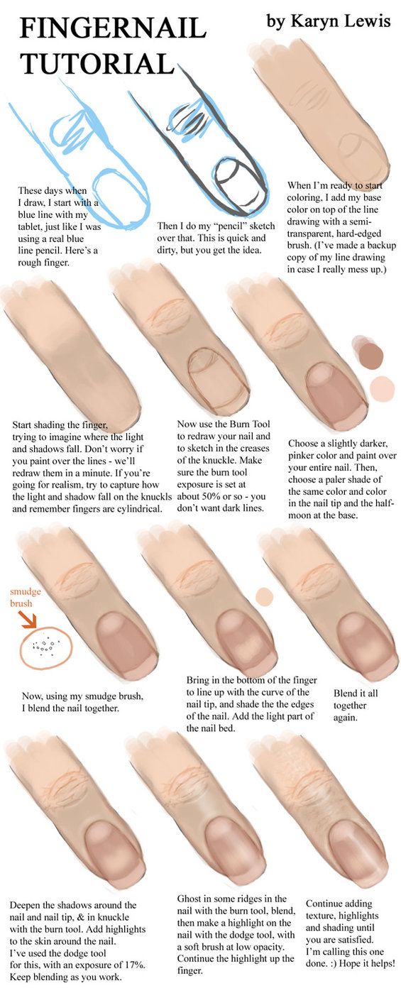 565x1413 How To Paint Fingernails By Nyrak On Color