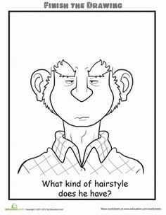 236x304 Finish The Drawing What Is He Driving Worksheets