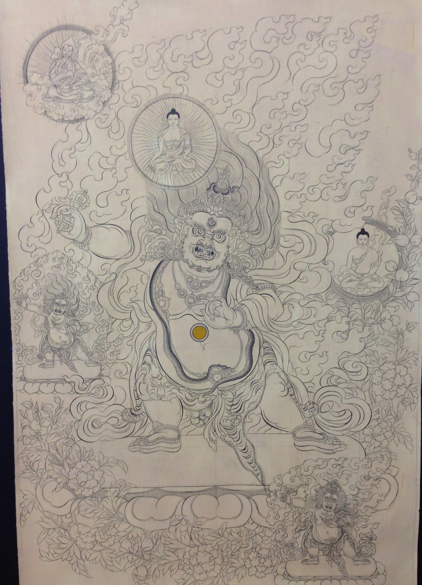 1419x1966 My First Finish Drawing In My 2nd Course In Tibetan Art Studying
