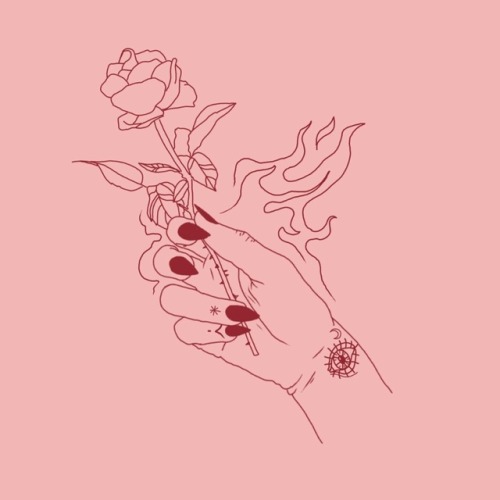 500x500 Flaming Art Tumblr