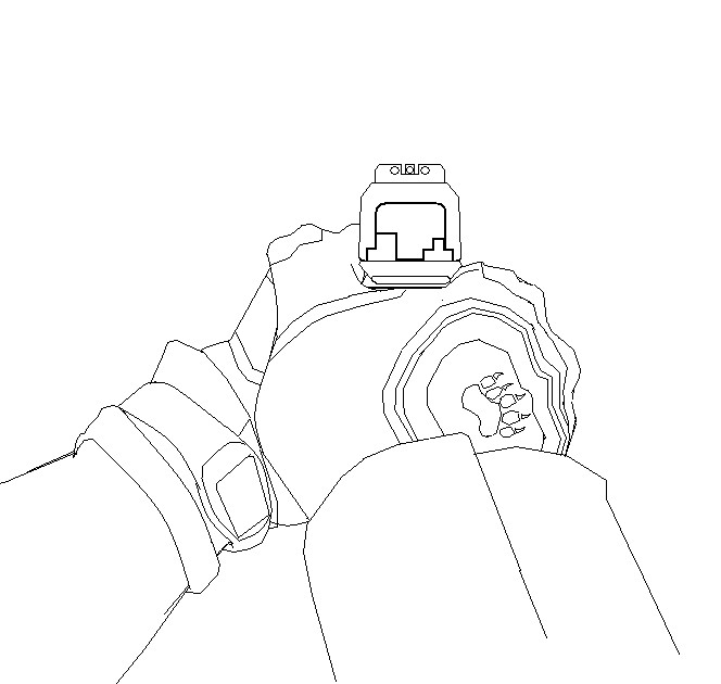 664x630 Collection Of First Person Gun Drawing High Quality, Free