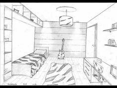236x177 Room In Perspective Single Point Perspective Room By A Rob