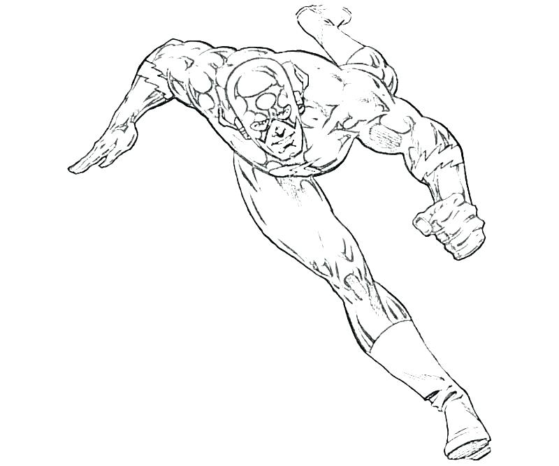 800x667 Cw The Flash Coloring Pages Gallery