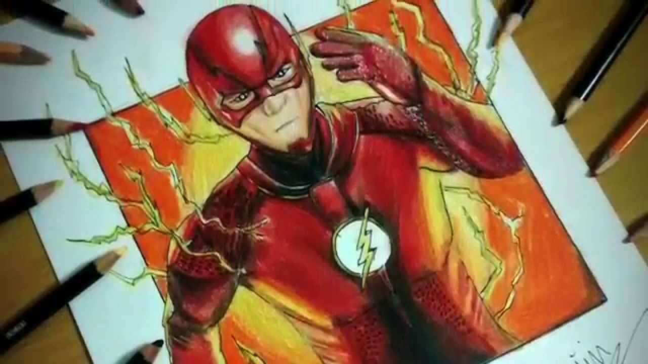 1280x720 The Cw Flash Drawing