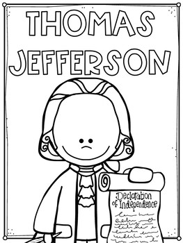 263x350 Thomas Jefferson Flip Book Plus Colored Poster Amp Student Coloring Page