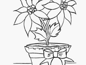 290x220 Gallery Drawing For Kids Flowers Pot,