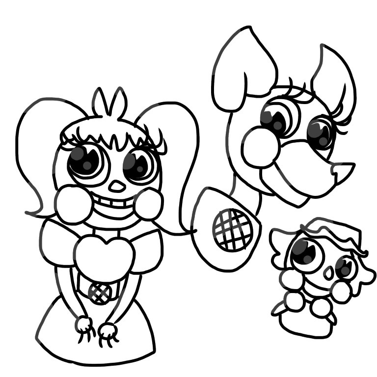 768x768 Howdy Losers Its Breb When I Draw The Fnaf Sister Location