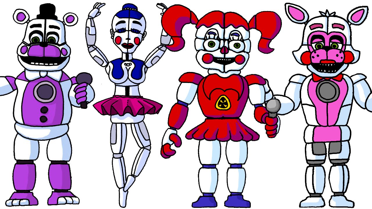 Fnaf Characters Drawing at GetDrawings | Free download