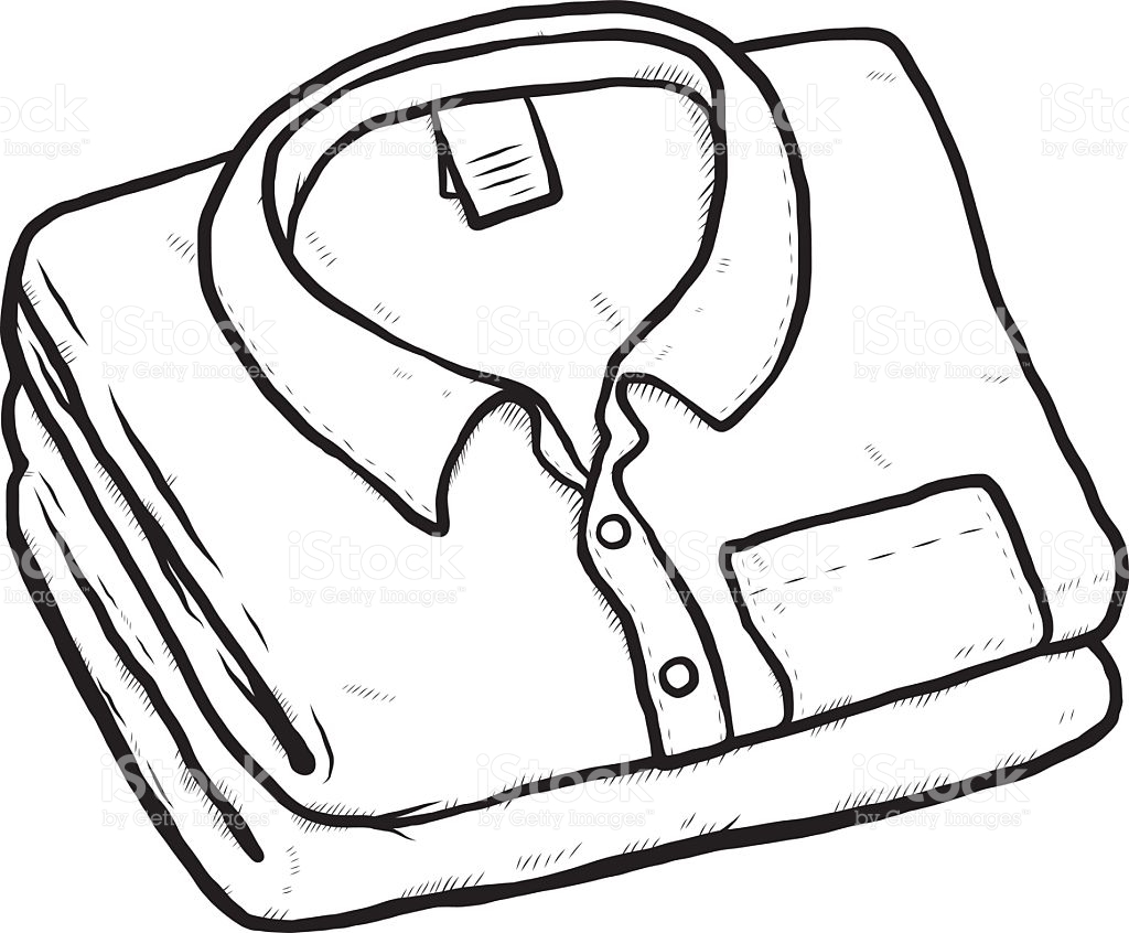 1024x846 Collection Of Folded Shirt Drawing High Quality, Free