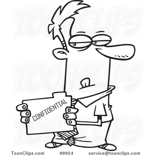 581x600 Cartoon Blacknd White Line Drawing Of Business Man Stealing