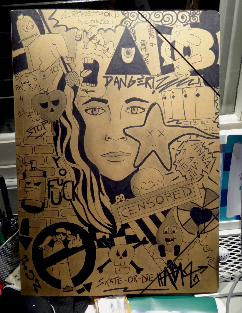 786x1016 My Drawing Folder (Front Side) By Anz Jey