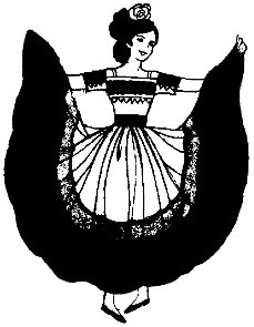 229x295 Collection Of Mexican Dancer Drawing High Quality, Free