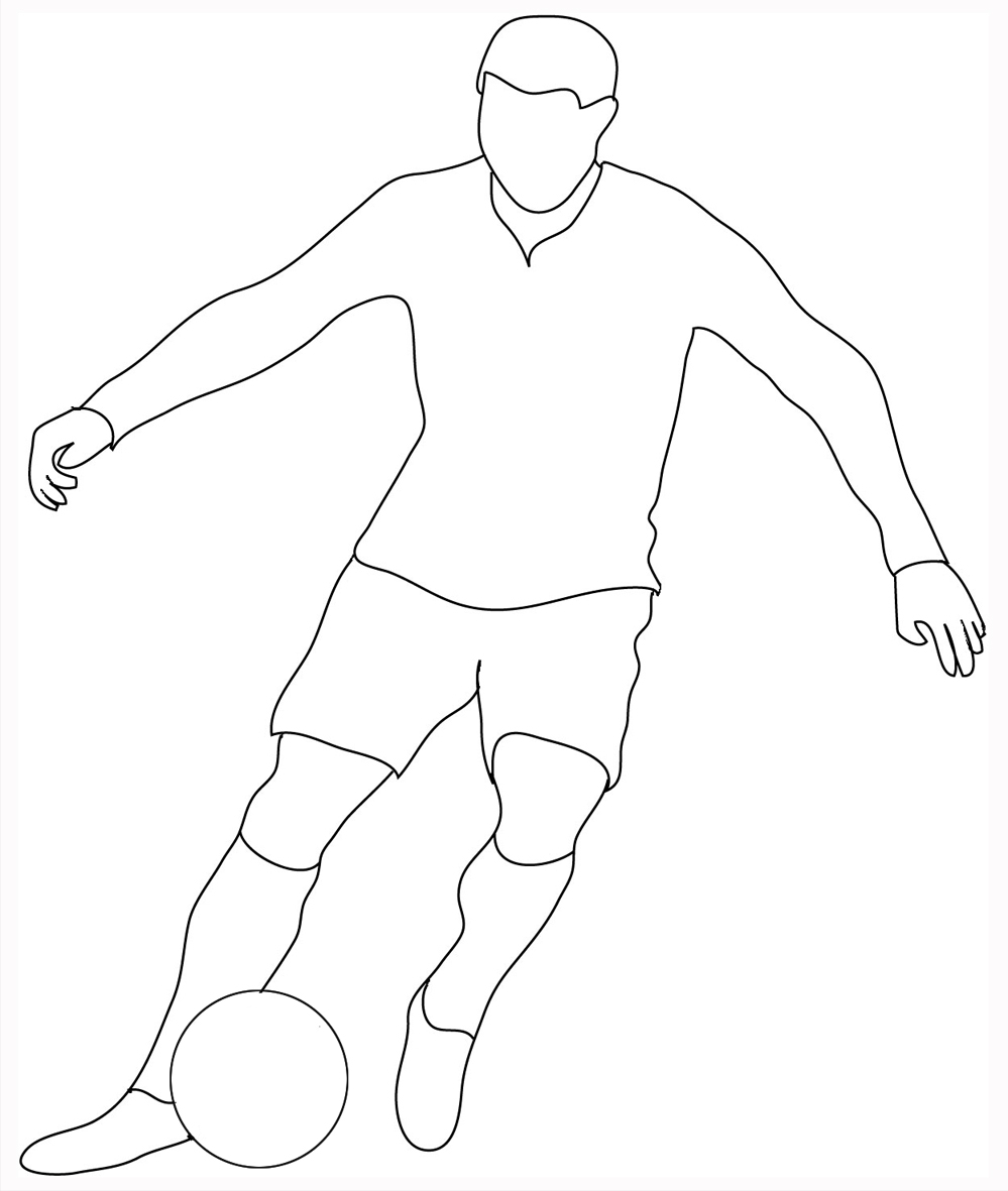 999x1181 Cool Soccer Drawings Cool Football Drawings Free Download Clip