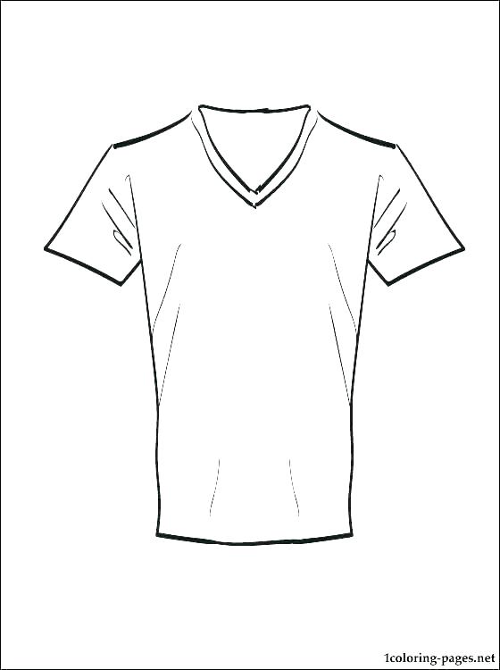 560x750 Football Jersey Coloring Page The Best Sketch Drawing Of Soccer