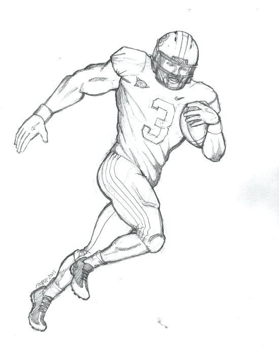 550x692 Football Player Coloring Pages Unique Football Field Drawing