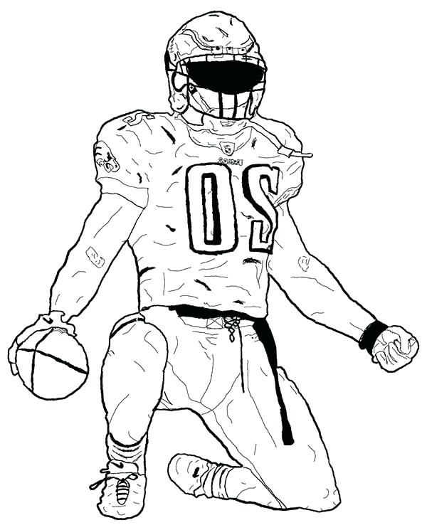 600x745 Football Players Coloring Pages Gallery Clip Art Library Football