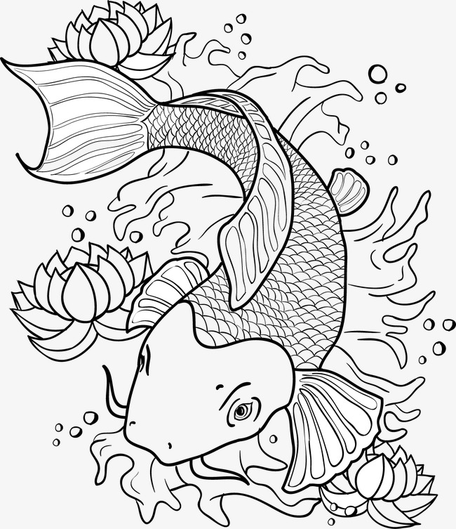 650x753 Vector Painted Goldfish, Vector, Hand Painted, Cartoon Png