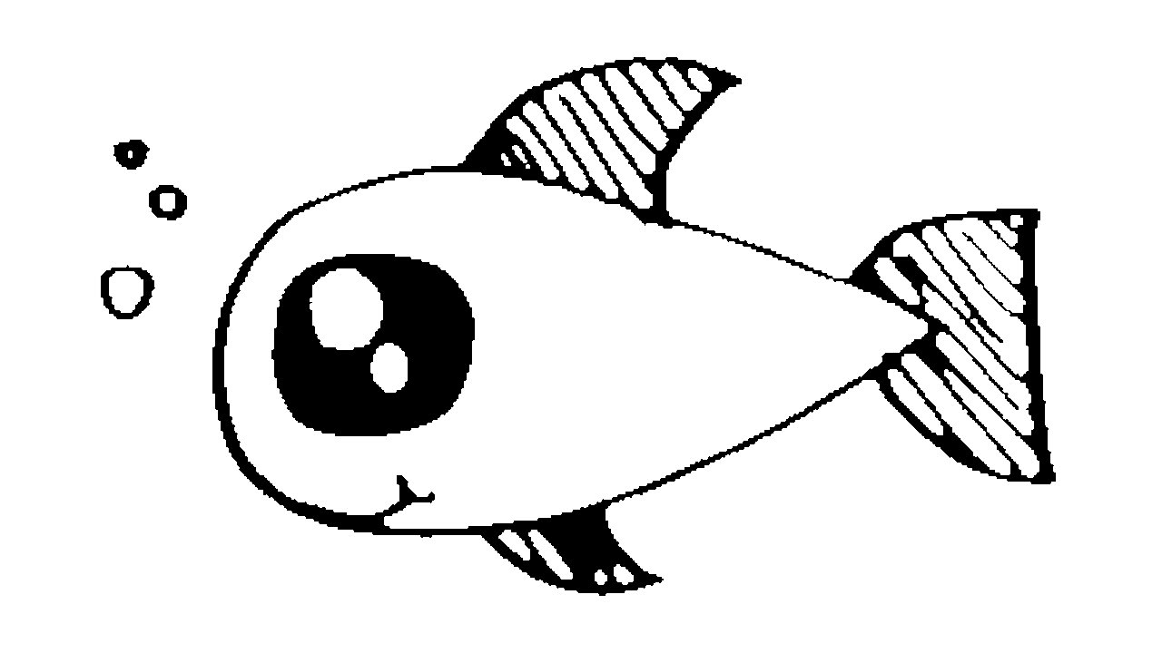 1280x720 Collection Of Goldfish Drawing Simple High Quality, Free