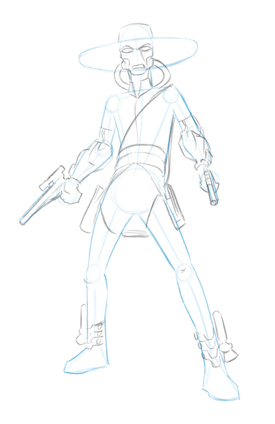 400x618 Patrick's Awesome Reviews How To Draw Cad Bane.